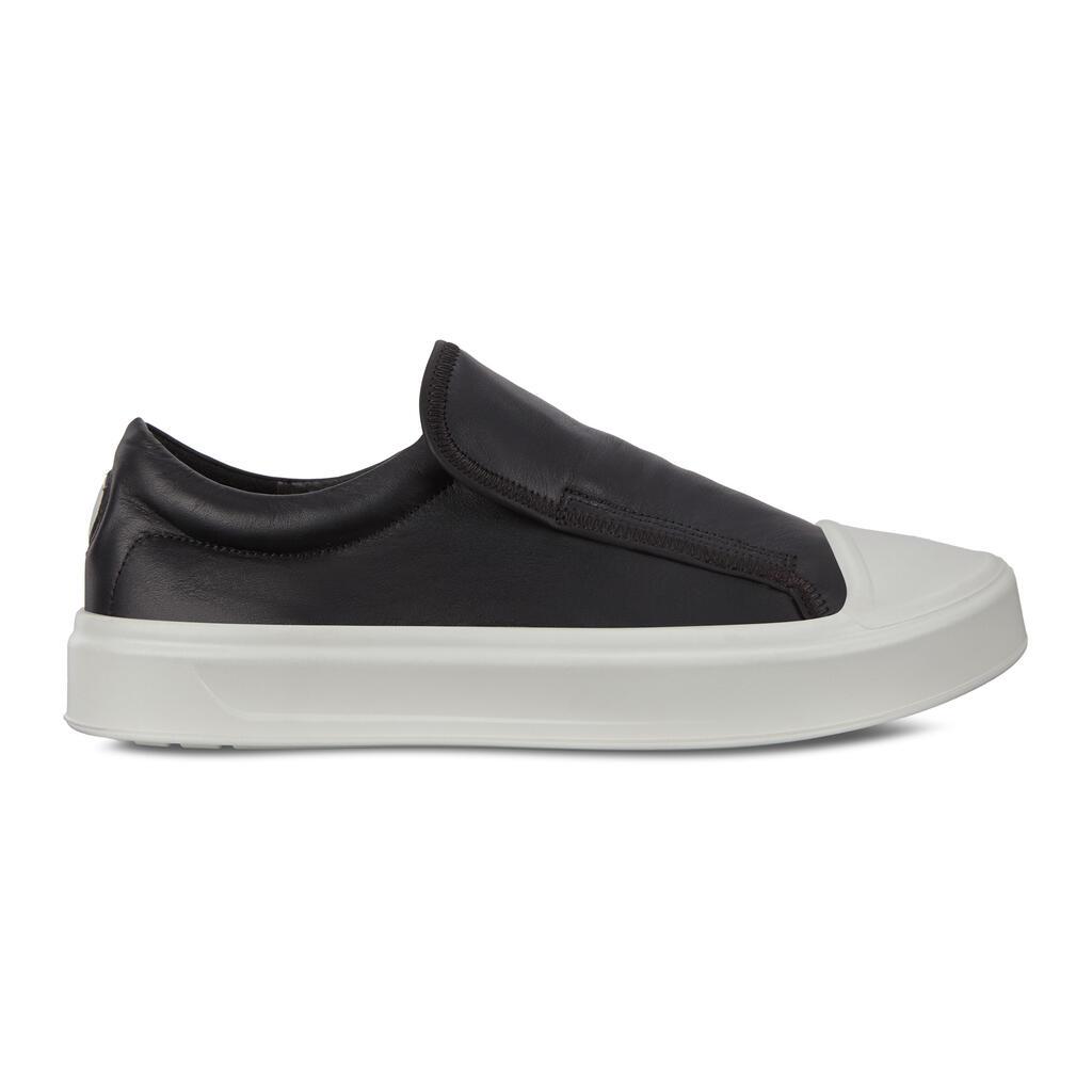 Ecco Flexure T-Cap Womens Slip On Sneakers In Black Outlet - India GSE-872495